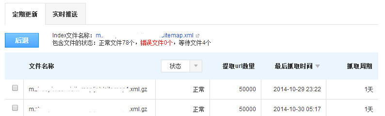gz格式的sitemap索引文件