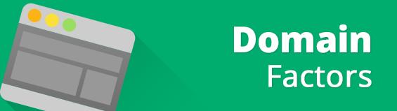 影响Google排名的200个因素: 域名因素