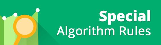 影响Google排名的200个因素: 特殊算法规则